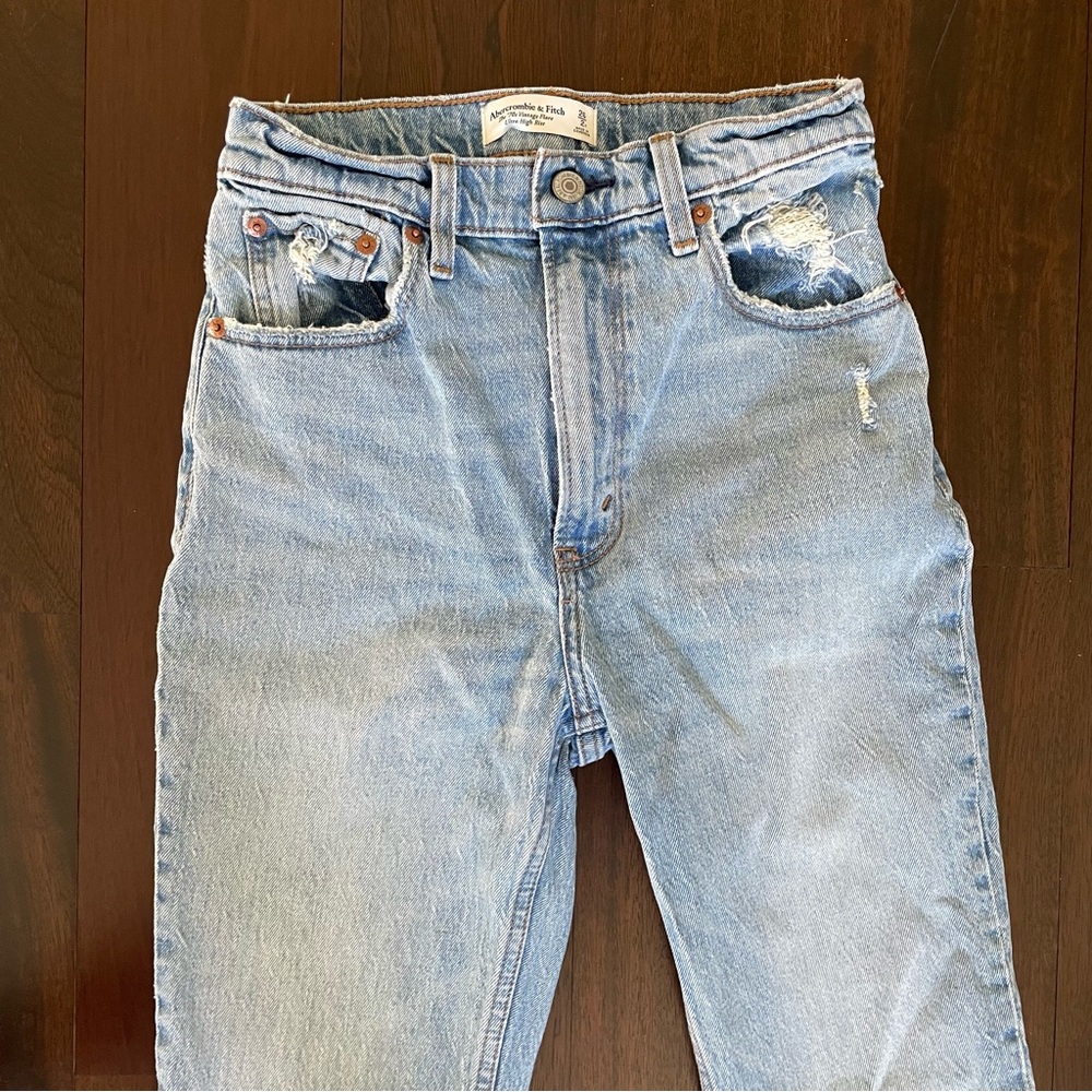 Abercrombie & Fitch Light Blue Flare Jeans